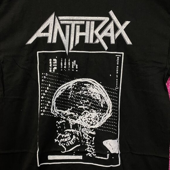 Anthrax Sound of White Noise Album Thrash Metal Band Tee large - Picture 2 of 4